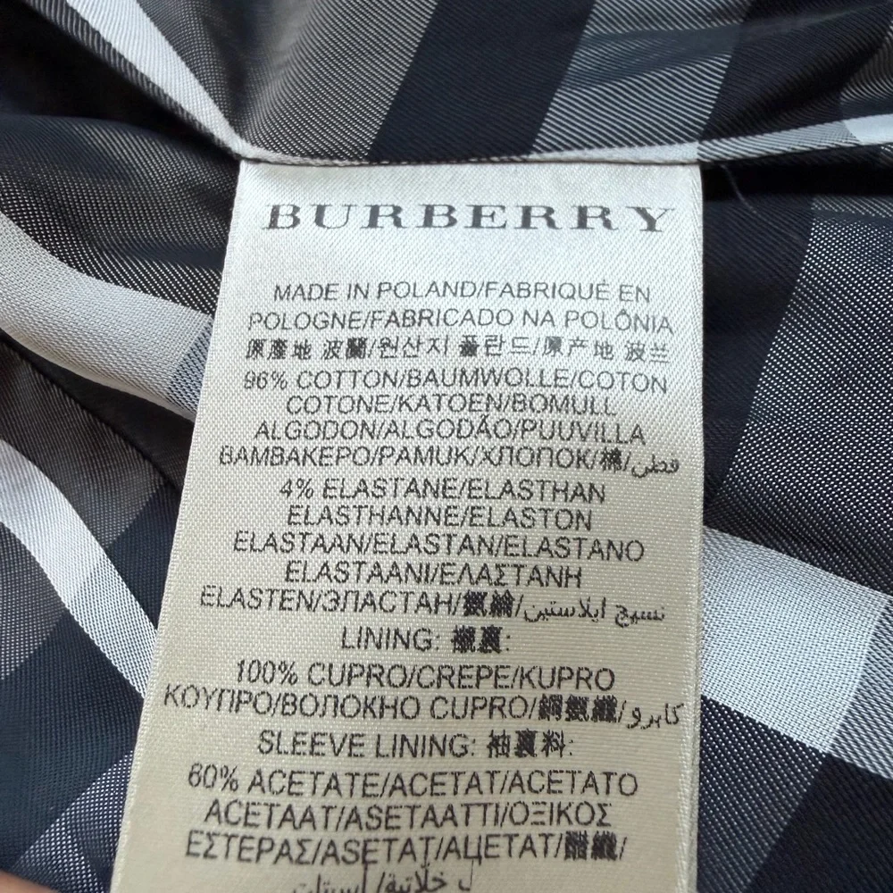 Burberry black Double-Breasted Trench Coat - Picture 7 of 13